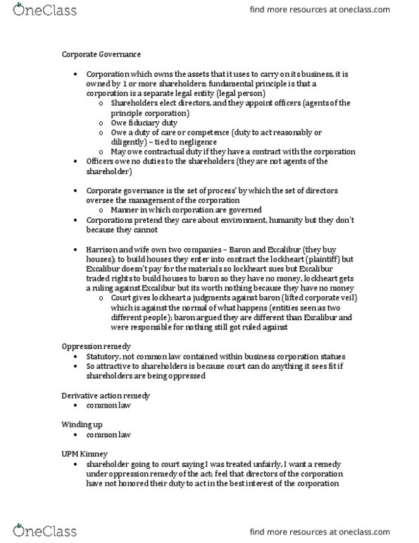 Management and Organizational Studies 2276A/B Chapter Notes - Chapter 5: Financial Statement, Fiduciary, Chocolate Cake thumbnail