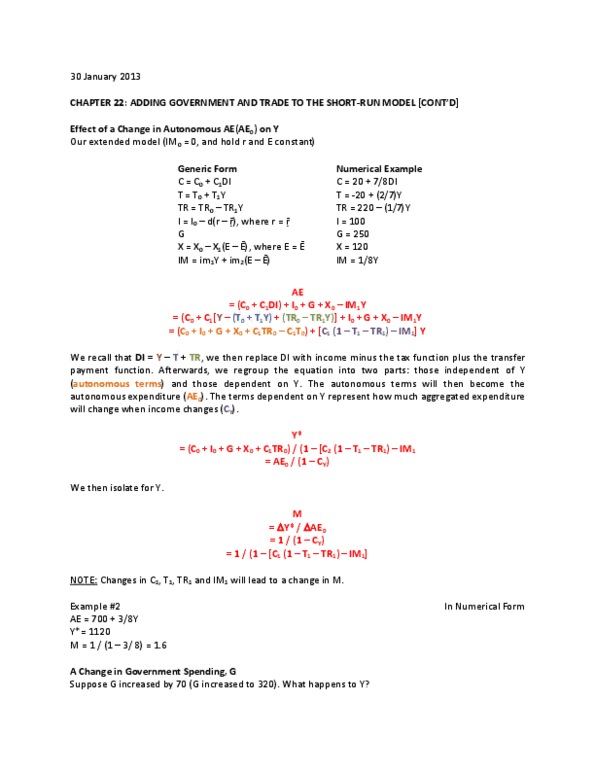 MGEA06H3 Lecture Notes - Consumption Function, Transfer Payment, Kolmogorov Space thumbnail
