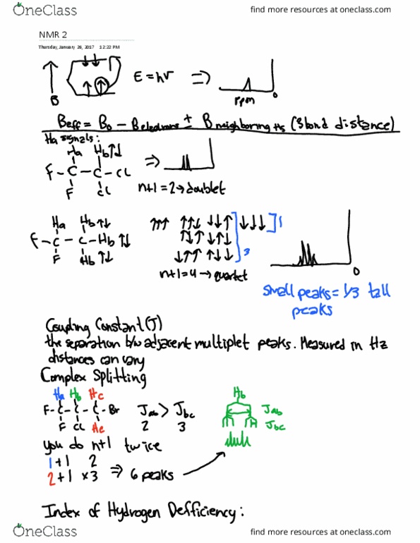CH 328N Lecture 3: NMR, IHD, tips thumbnail