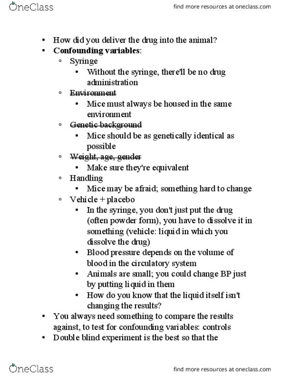 BMD RES 5HA Lecture Notes - Lecture 3: Centromere, Blind Experiment, Exon thumbnail