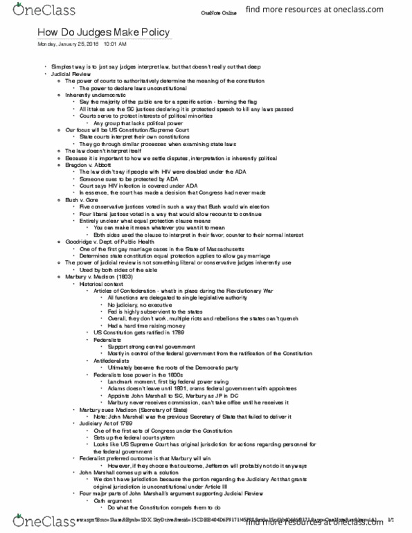 PSCI 4341 Lecture Notes - Lecture 13: In Essence, Slippery Slope, Microsoft Onenote thumbnail