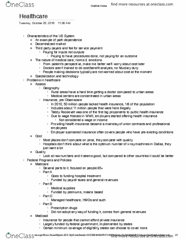 PSCI 3325 Lecture Notes - Lecture 9: Microsoft Onenote, Theodore Roosevelt, Path Dependence thumbnail