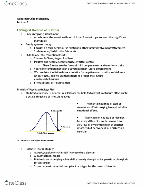 Psychology 2320A/B Lecture Notes - Lecture 2: Psychopathology, Family Therapy, Statistical Hypothesis Testing thumbnail