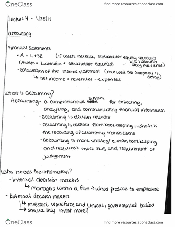 UGBA 10 Lecture Notes - Lecture 4: United Nations Convention Against Torture, Income Statement thumbnail