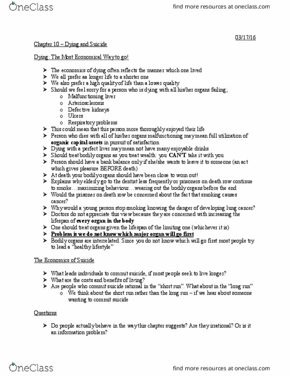 ECN 340 Lecture Notes - Lecture 6: Arteriosclerosis thumbnail