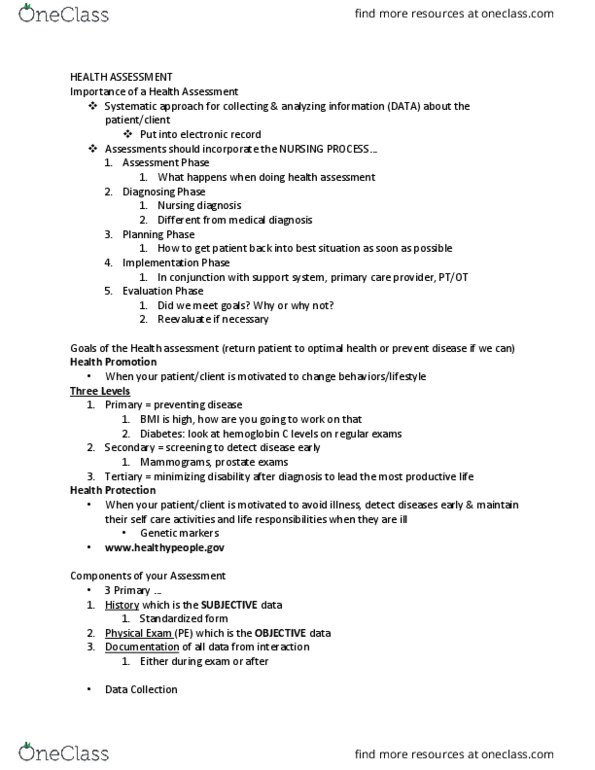 NURS 3120 Lecture Notes - Lecture 1: Mammography, Knowledge Level, Scientific Method thumbnail
