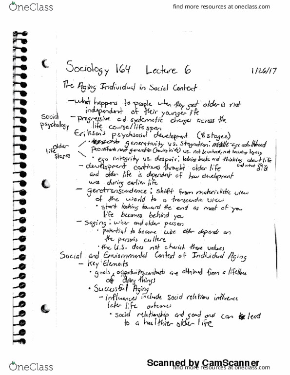 SOCIOL 164W Lecture 6: Sociology 164 Lecture 6 thumbnail