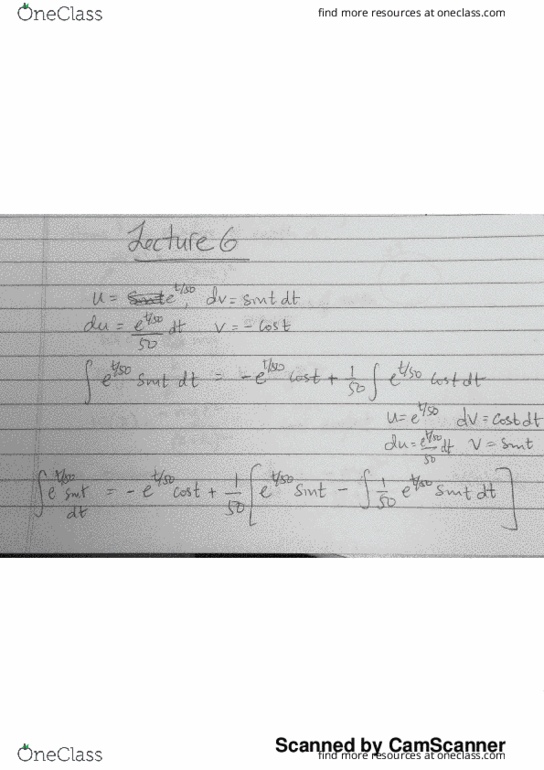 MATH 307 Lecture 6: Modeling: Newton's Law of Acceleration thumbnail
