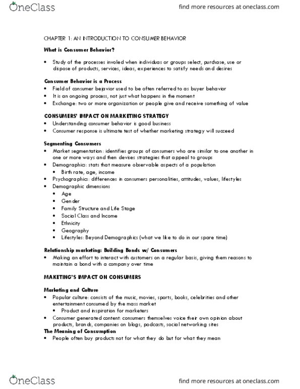 MARK 305 Lecture Notes - Lecture 1: Digital Native, Tripadvisor, Dependent And Independent Variables thumbnail