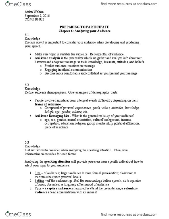 COM 110 Chapter Notes - Chapter 6: Formal Methods thumbnail
