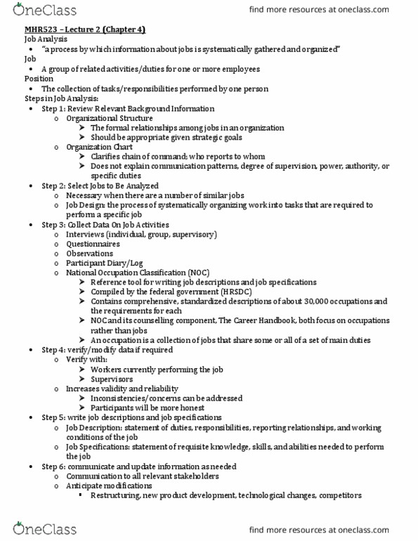 MHR 523 Lecture Notes - Lecture 2: Industrial Engineering, Fide, Reasonable Accommodation thumbnail