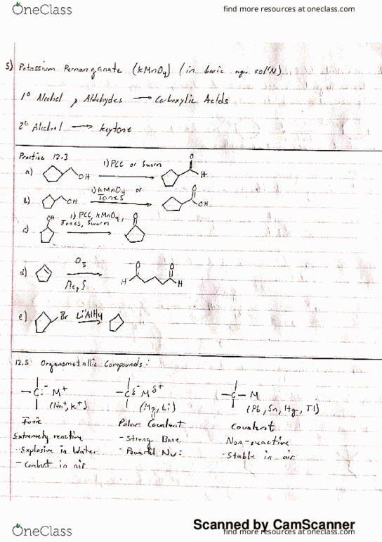 CHE 332 Chapter 12.5-12.9: Organic Chemistry Ch. 12 Part 2 thumbnail