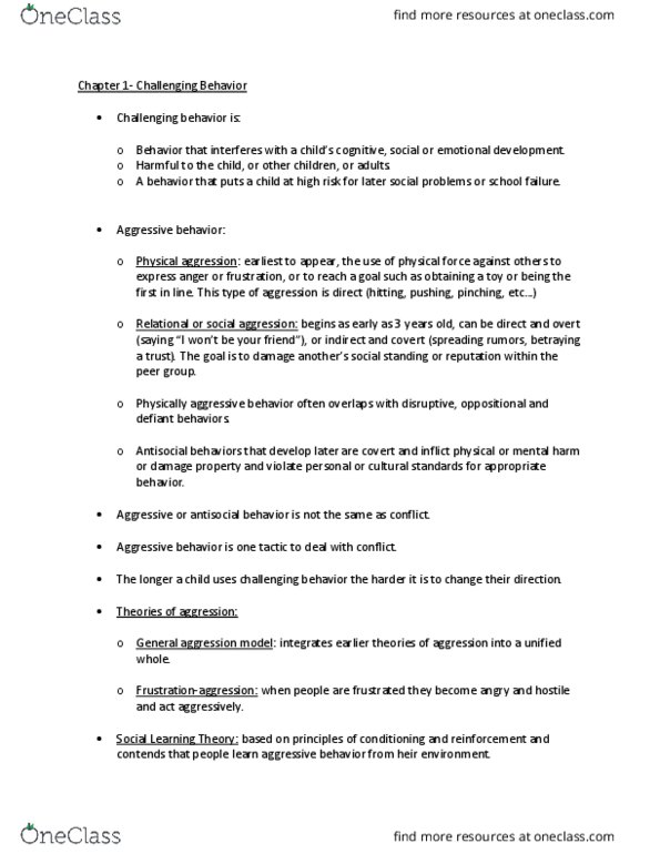 ECED 2108 Chapter Notes - Chapter 1: Social Cue, Social Learning Theory thumbnail