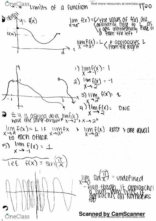 MATH 1300 Lecture 3: Limits of a function thumbnail