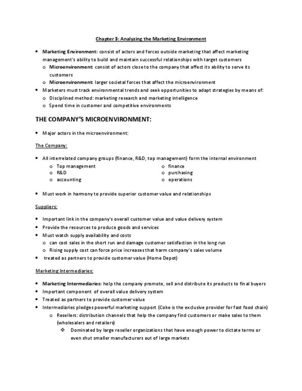 Management and Organizational Studies 2320A/B Chapter Notes - Chapter 3: Ronald Mcdonald House Charities, Baby Boomers, The Home Depot thumbnail