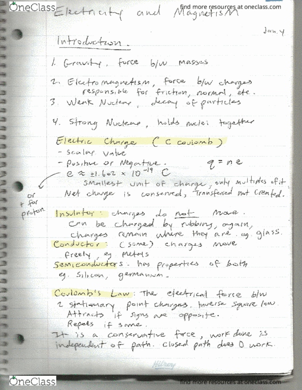 PHYSICS 1E03 Chapter Notes - Chapter 23: Test Particle thumbnail