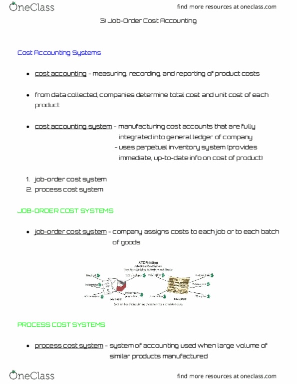 COMM 305 Chapter Notes - Chapter 3: Subledger, Cost Accounting, General Ledger thumbnail