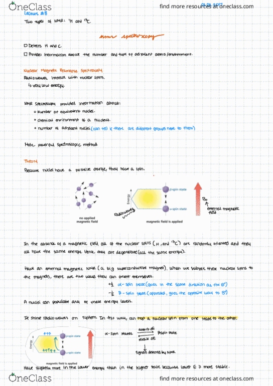 CHEM 2320 Lecture 8: 01.26.17 thumbnail