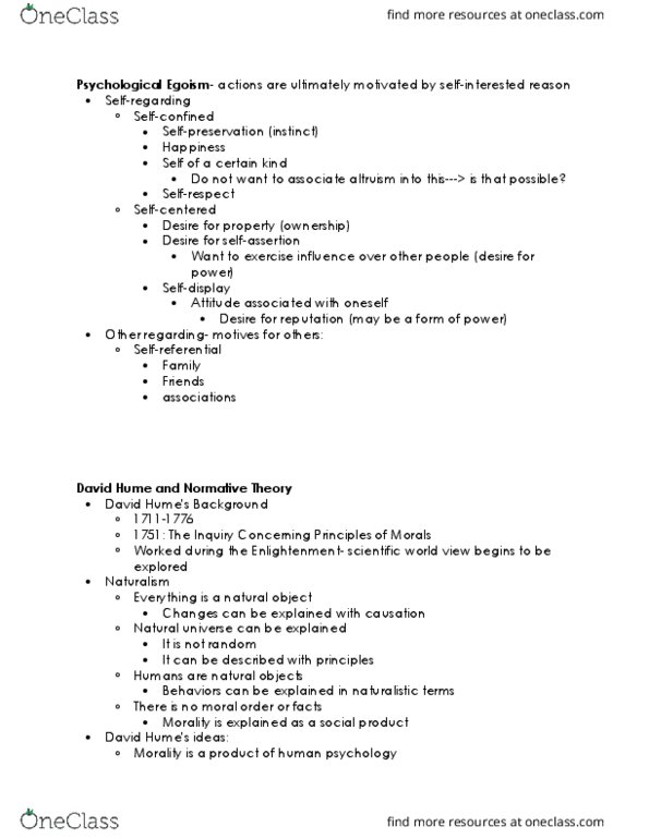 PHIL 251 Lecture Notes - Lecture 5: Egotism, Moral Realism thumbnail