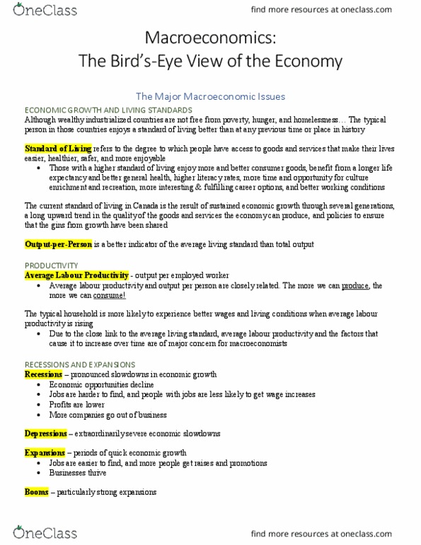 ECON-1007EL Chapter Notes - Chapter 4: Macroeconomics, Xm Satellite Radio, Government Budget Balance thumbnail