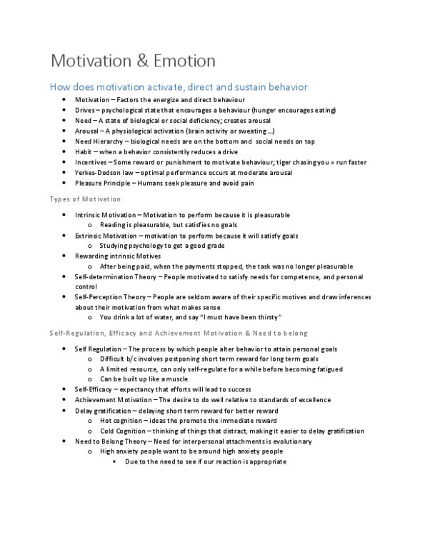 PSY100H1 Chapter Notes - Chapter 9: Human Sexual Response Cycle, Facial Feedback Hypothesis, Alexithymia thumbnail