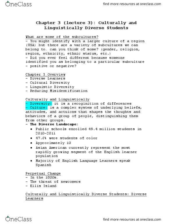 SPED 08130 Lecture Notes - Lecture 3: The Yes Album, Relative Risk, Intellectual Disability thumbnail