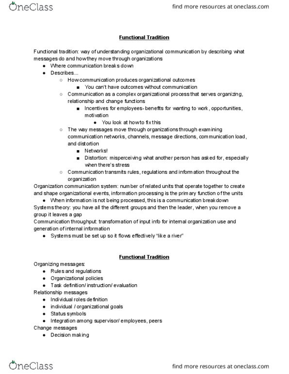 CMN 2148 Lecture Notes - Lecture 3: Market Analysis, Organizational Chart, Decision-Making thumbnail