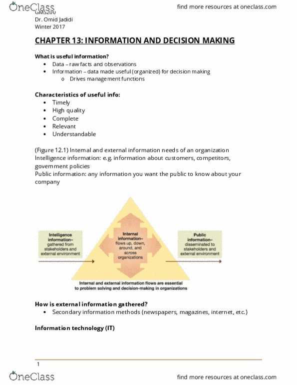 GMS 200 Lecture Notes - Lecture 2: Delphi Method, Six Thinking Hats, Radio-Frequency Identification thumbnail