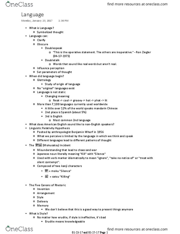 COM 1000 Lecture Notes - Lecture 4: My Fellow Americans, Inductive Reasoning, Suppository thumbnail