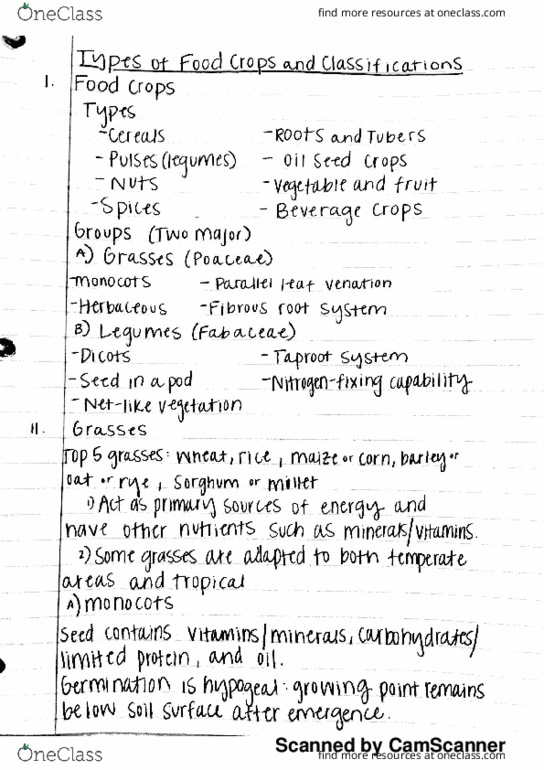 CSES 3444 Lecture 2: Food Crops and Classifications thumbnail