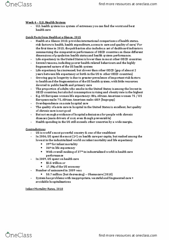 Health Sciences 4044A/B Lecture Notes - Lecture 4: Medicare Advantage, Health Human Resources, American Medical Association thumbnail
