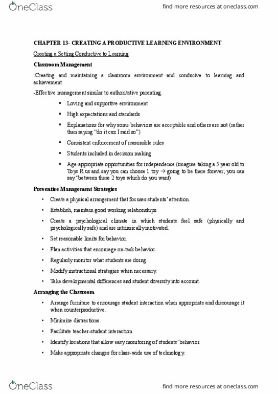 05:300:306 Chapter Notes - Chapter 13: Signify, Cognitive Behavioral Therapy, Avocation thumbnail