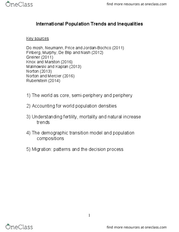 GEOG-1027EL Lecture Notes - Lecture 1: Doubling Time, Population Pyramid, Total Fertility Rate thumbnail
