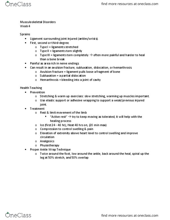 Nursing 3920A/B Lecture Notes - Lecture 4: Ankylosing Spondylitis, Kidney Bean, Immunotherapy thumbnail
