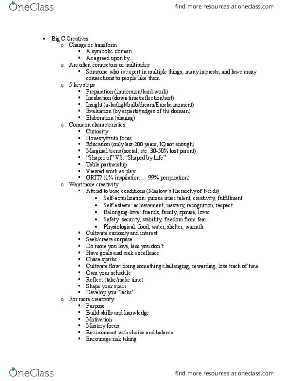 PSYCH 218 Lecture Notes - Lecture 4: Life Table thumbnail