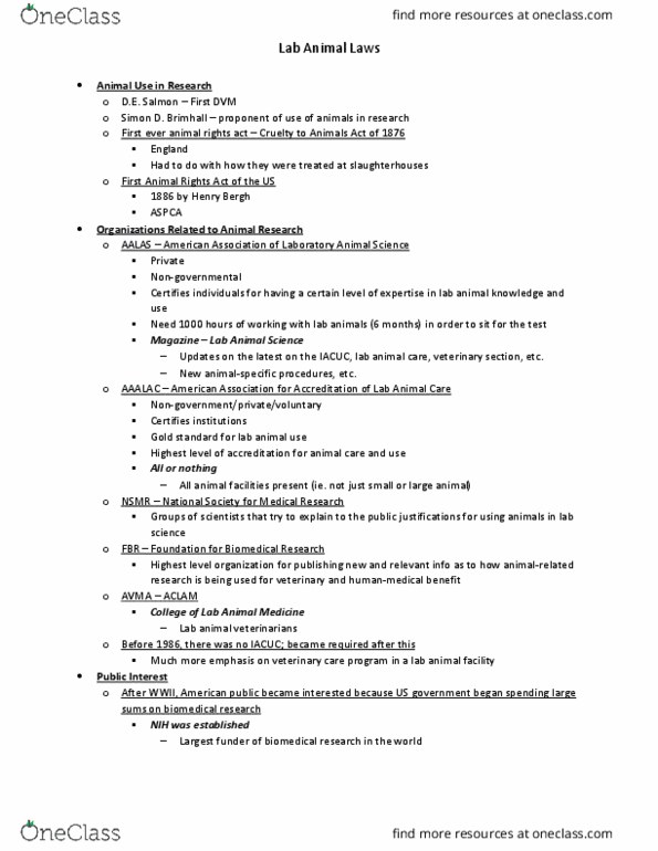 ANSC 3272 Lecture Notes - Lecture 5: Combined Oral Contraceptive Pill, Sulfanilamide, Stainless Steel thumbnail