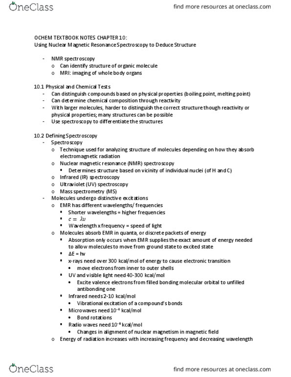 CHEM 140B Chapter 10: Textbook Notes thumbnail