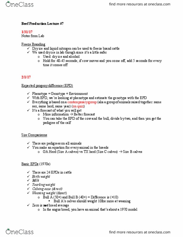 ADSC 3600 Lecture Notes - Lecture 7: Dry Ice, Weaning, Birth Weight thumbnail