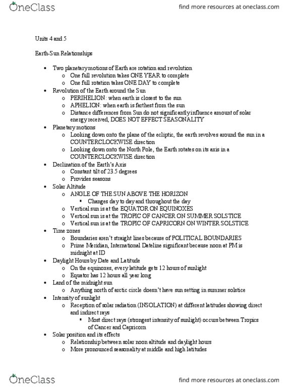 GEOG 155 Lecture Notes - Lecture 3: Midnight Sun, International Date Line, Noon thumbnail