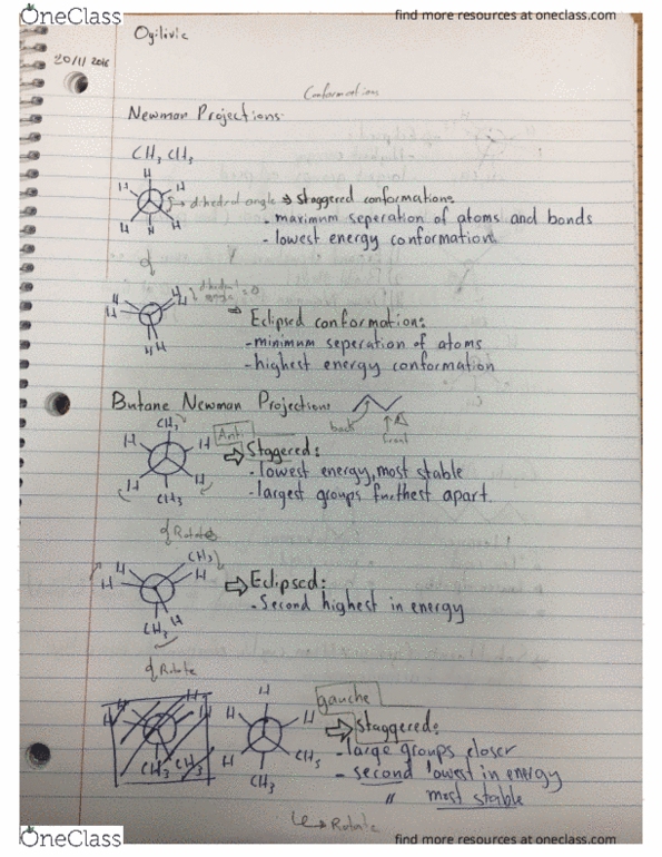 CHM 1321 Lecture Notes - Lecture 4: Jousting, Hexane thumbnail