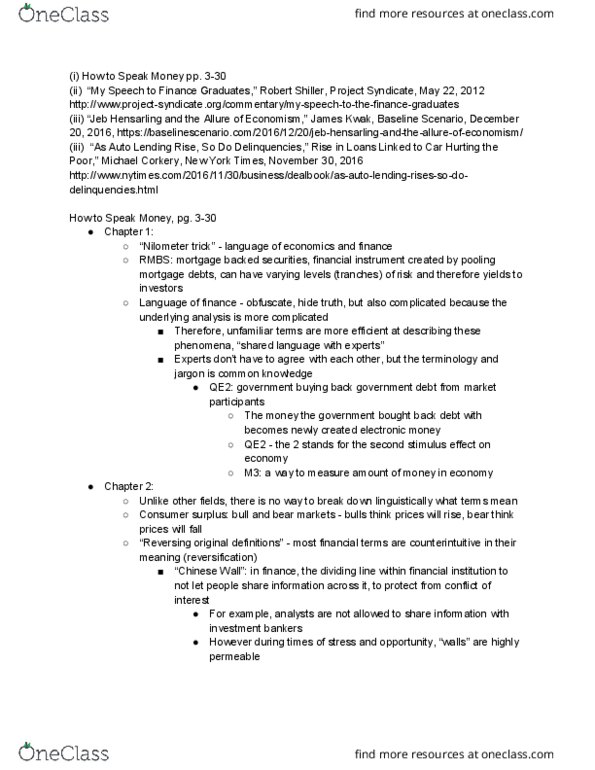 MS&E 147 Chapter Notes - Chapter 1-2: Jeb Hensarling, Robert J. Shiller, Hedge Fund thumbnail