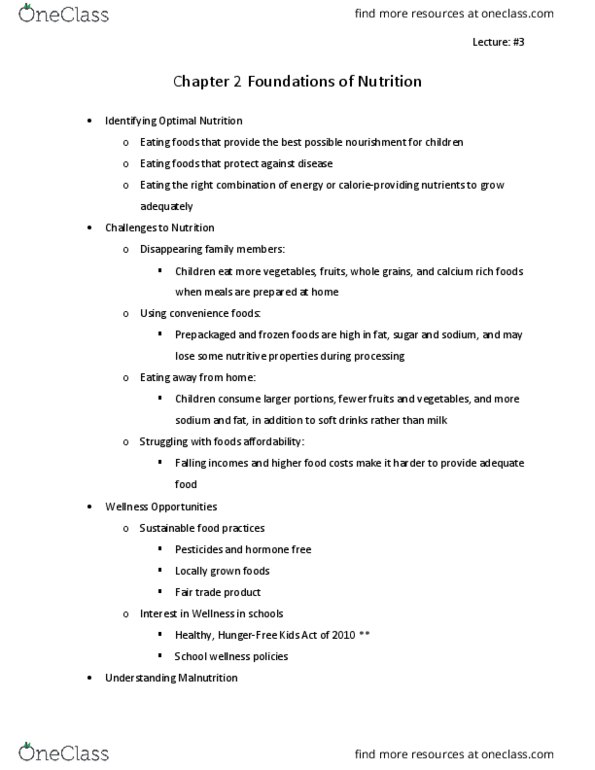 FCFC 202 Lecture Notes - Lecture 3: Iron-Deficiency Anemia, Overnutrition, Rickets thumbnail