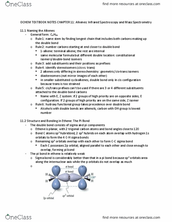 CHEM 140B Chapter Notes - Chapter 11: Sigma Bond, Orbital Hybridisation, Nuclear Magnetic Resonance thumbnail