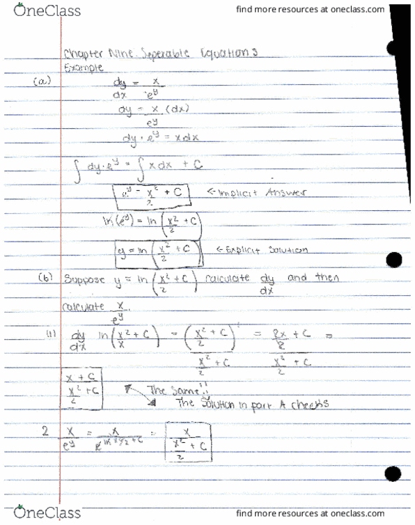 MATH241 Lecture 20: Separable Equations thumbnail