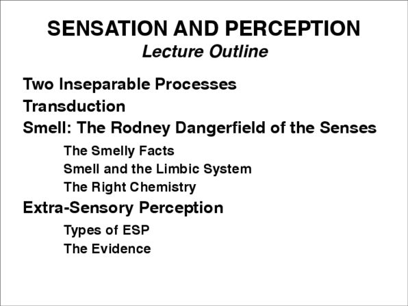 PSYCH101 Lecture Notes - Lecture 4: Rodney Dangerfield, Human Nose, Precognition thumbnail