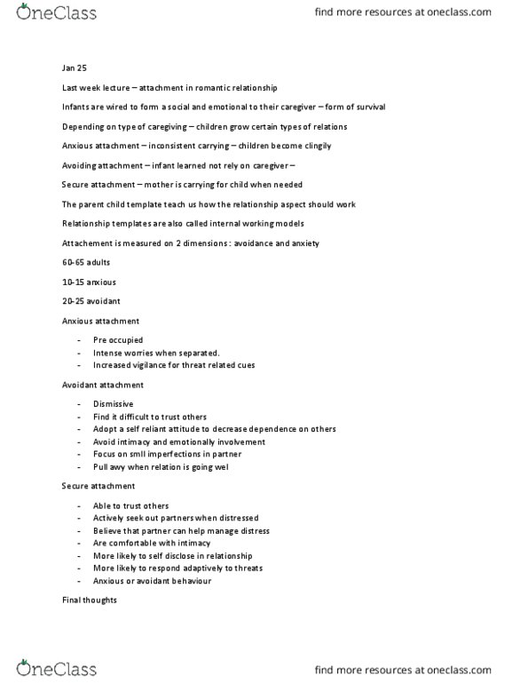 PSYC 1010 Lecture Notes - Lecture 14: Synaptic Pruning, Frontal Lobe, Character Education thumbnail