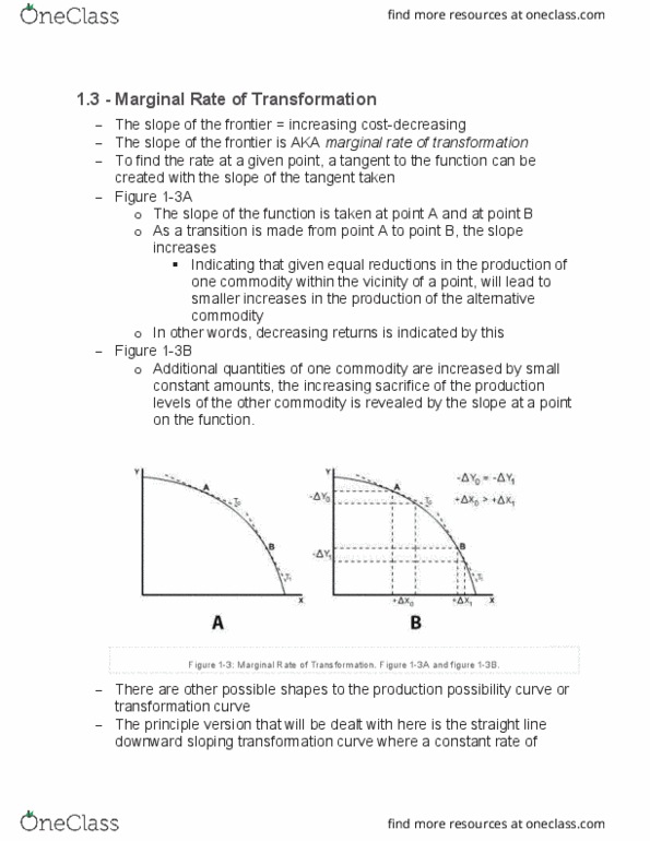 ECON 2010 Lecture Notes - Lecture 3: Opportunity Cost thumbnail