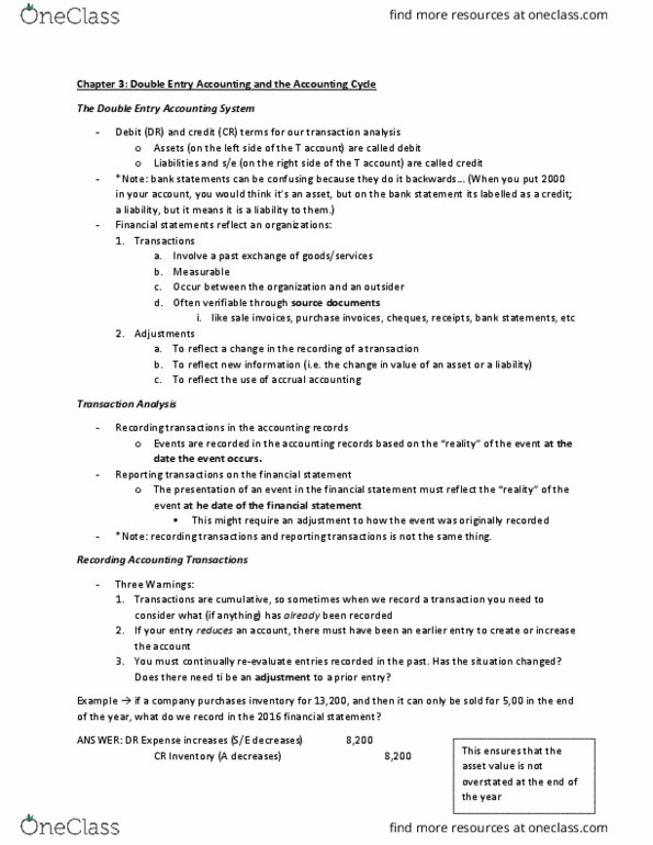 BUS 251 Lecture Notes - Lecture 4: Eset, Foal, Accounts Payable thumbnail