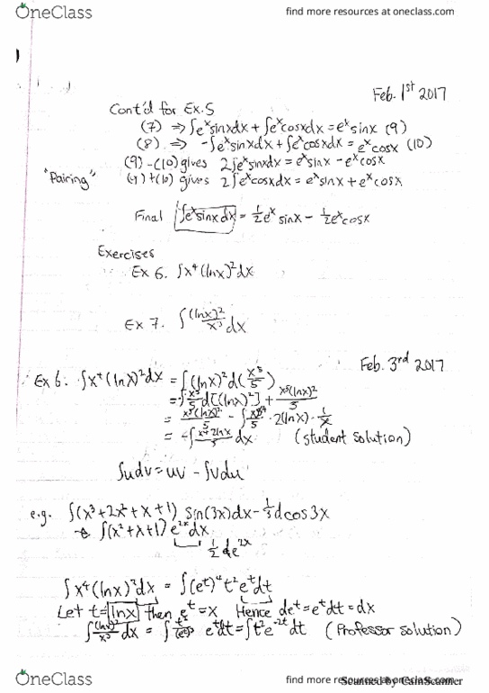 MAT136H1 Lecture 12: 7.2 Trigonometric Integrals thumbnail