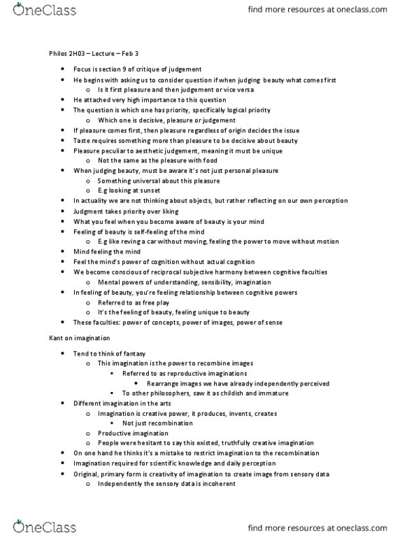 PHILOS 2H03 Lecture 9: Philos 2H03 - Lecture - Feb 3 thumbnail